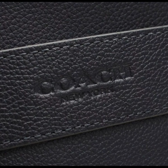 Coach Men’s Leather Messenger Bag NWT black - - Picture 4 of 8